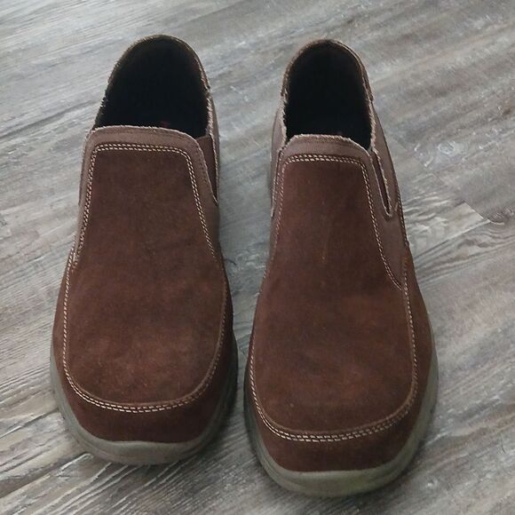 Hytest Brown Mens Blake Steel Toe Slip On Shoes  Sz 13W worn once EUC main image 10